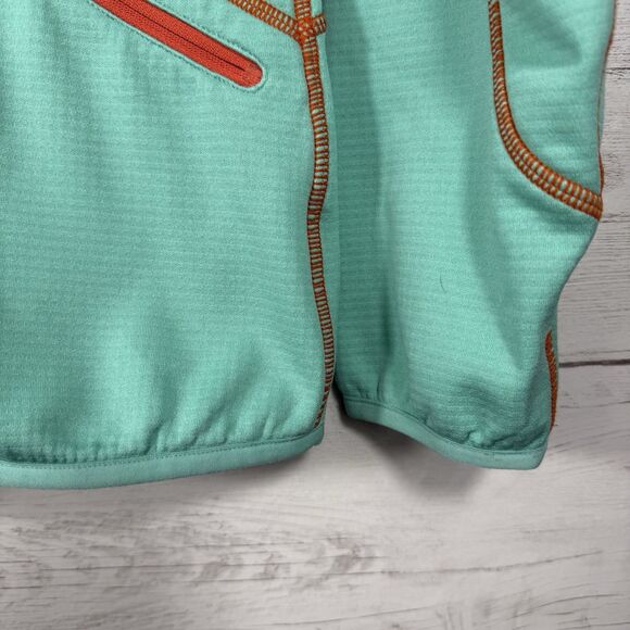 Merrell Select Regulate Lightweight Zip Jacket Womens Size Small Teal Orange - Picture 2 of 5